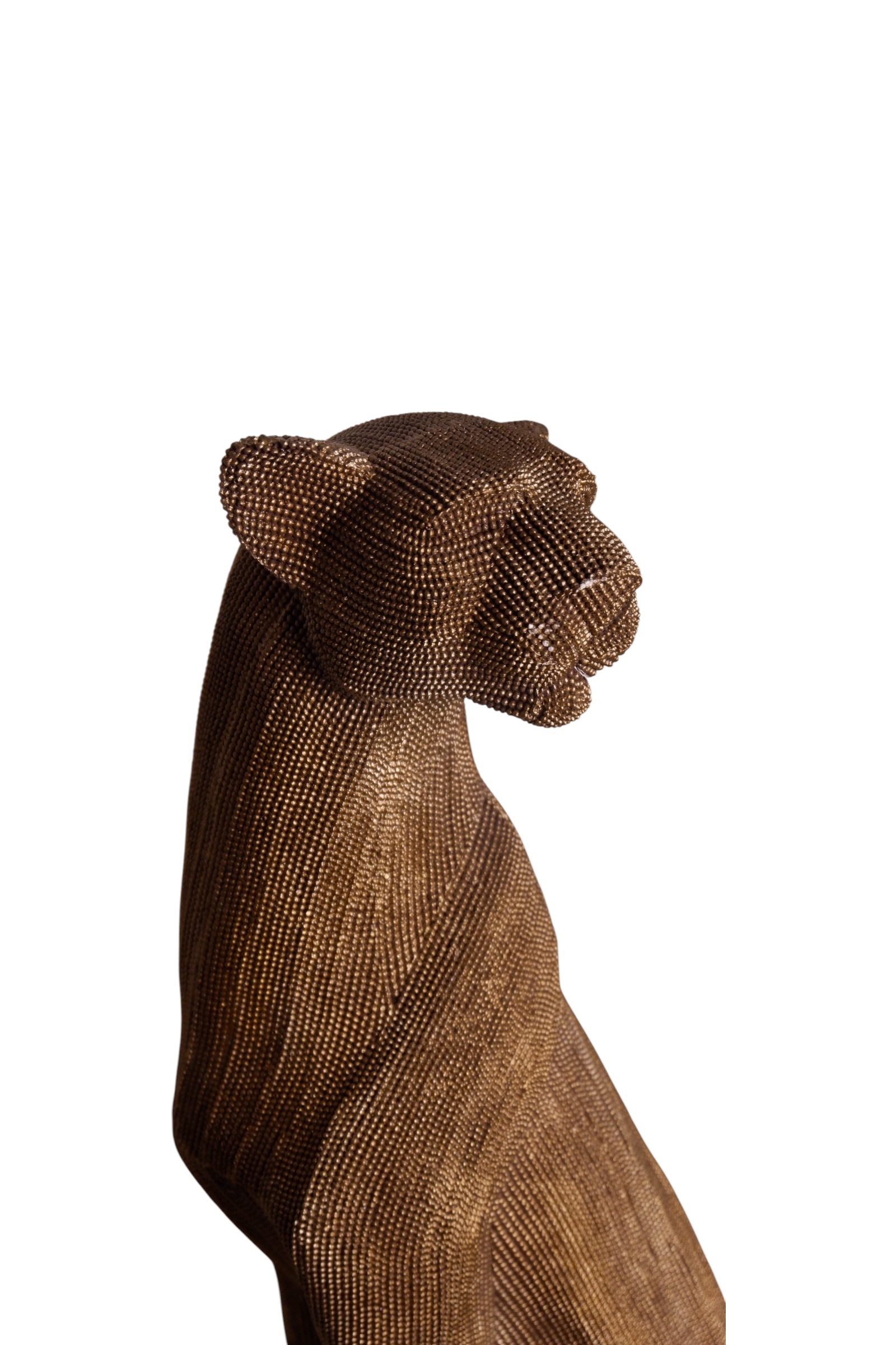 Antik Bronz Dev Panter 